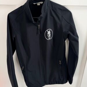 WEC Equestrian Black Zip-Up Jacket